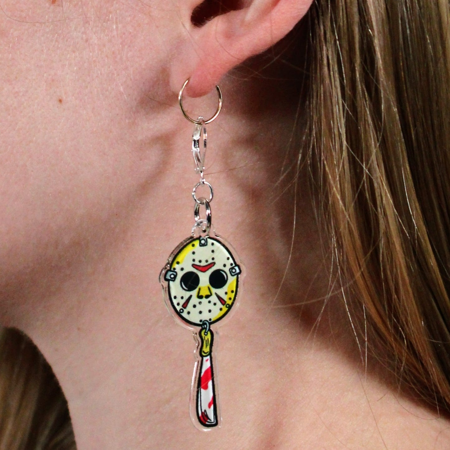 "Masks & Machetes" - Horror Icon Earrings
