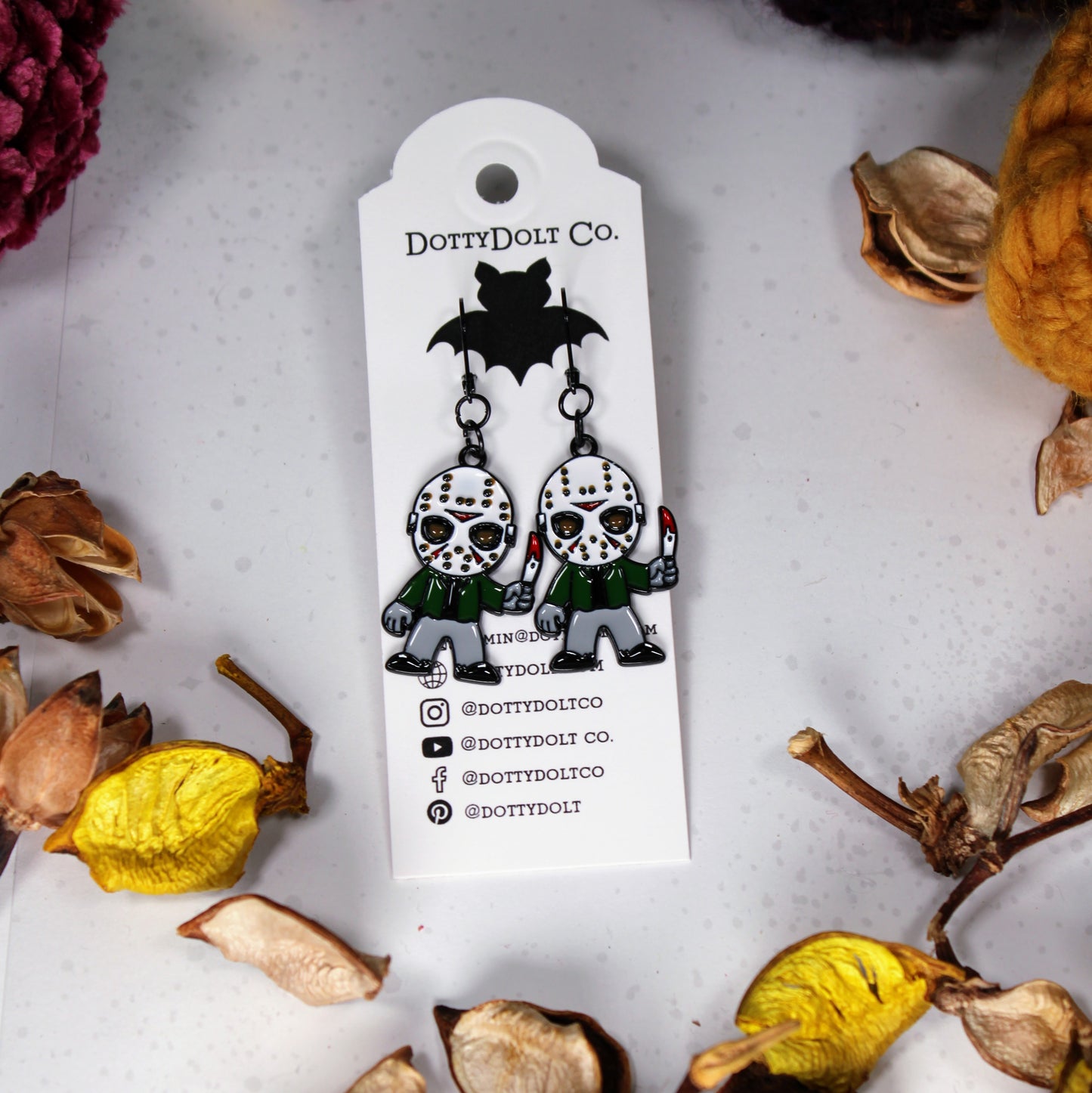 "Summer Camp Sounds Like Fun!" - Horror Icon Earrings