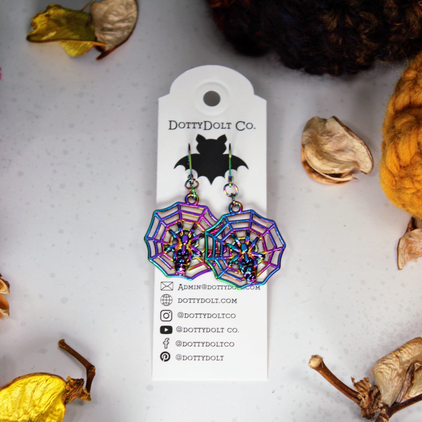 "Spider Web Skulls" - Spider