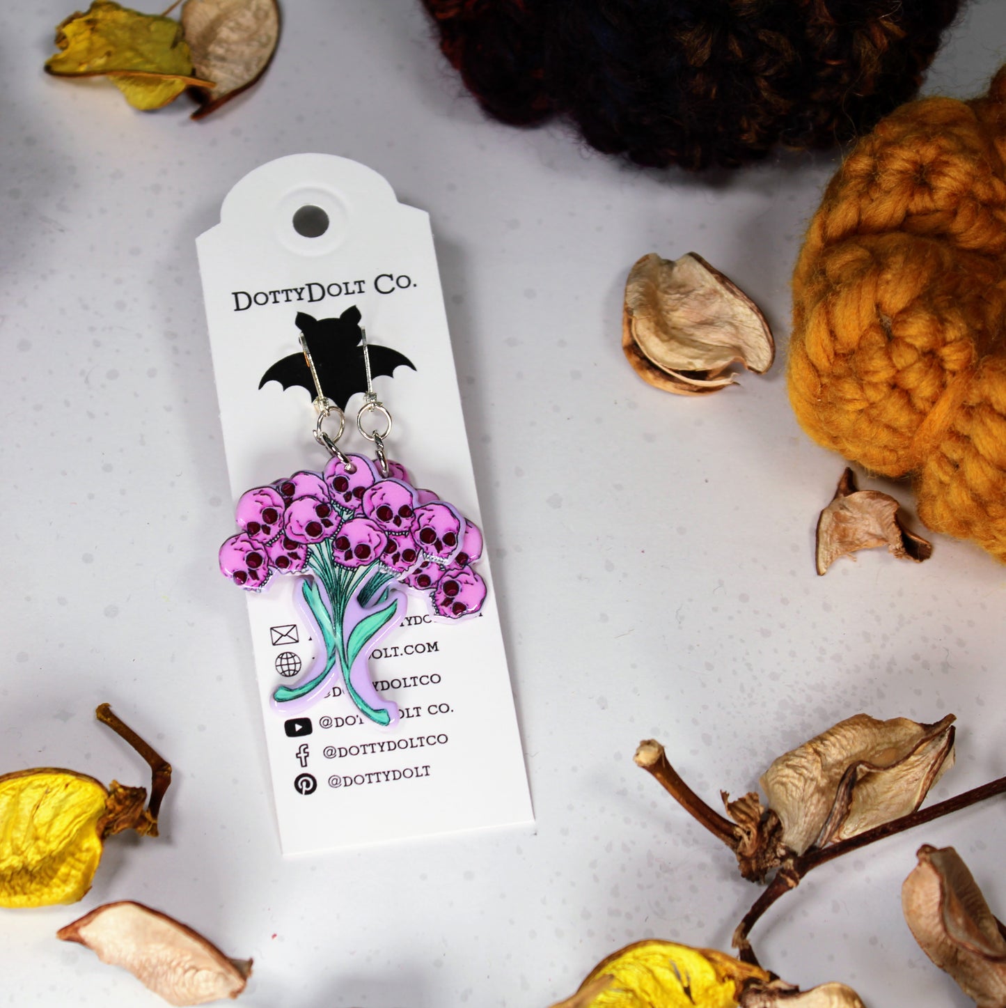 "Flower Skulls" - Bones