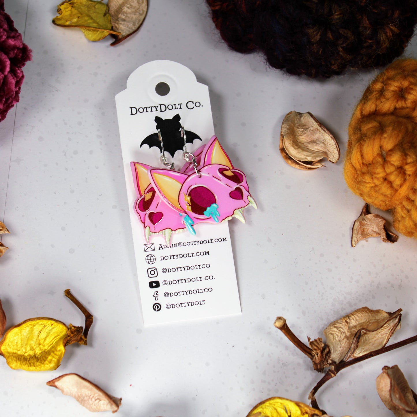 "Pink Cat Skulls" - Cats