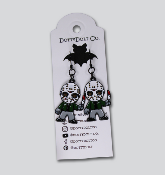 "Summer Camp Sounds Like Fun!" - Horror Icon Earrings