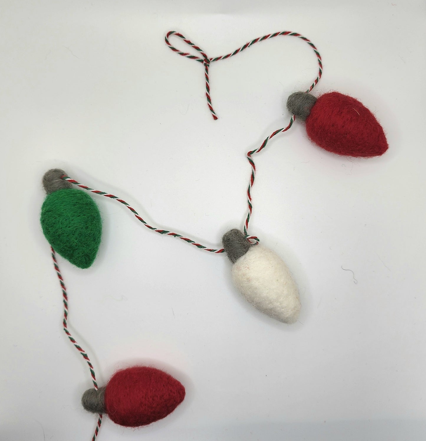 "Holiday Lights" - 6ft. Felt Shape Garland