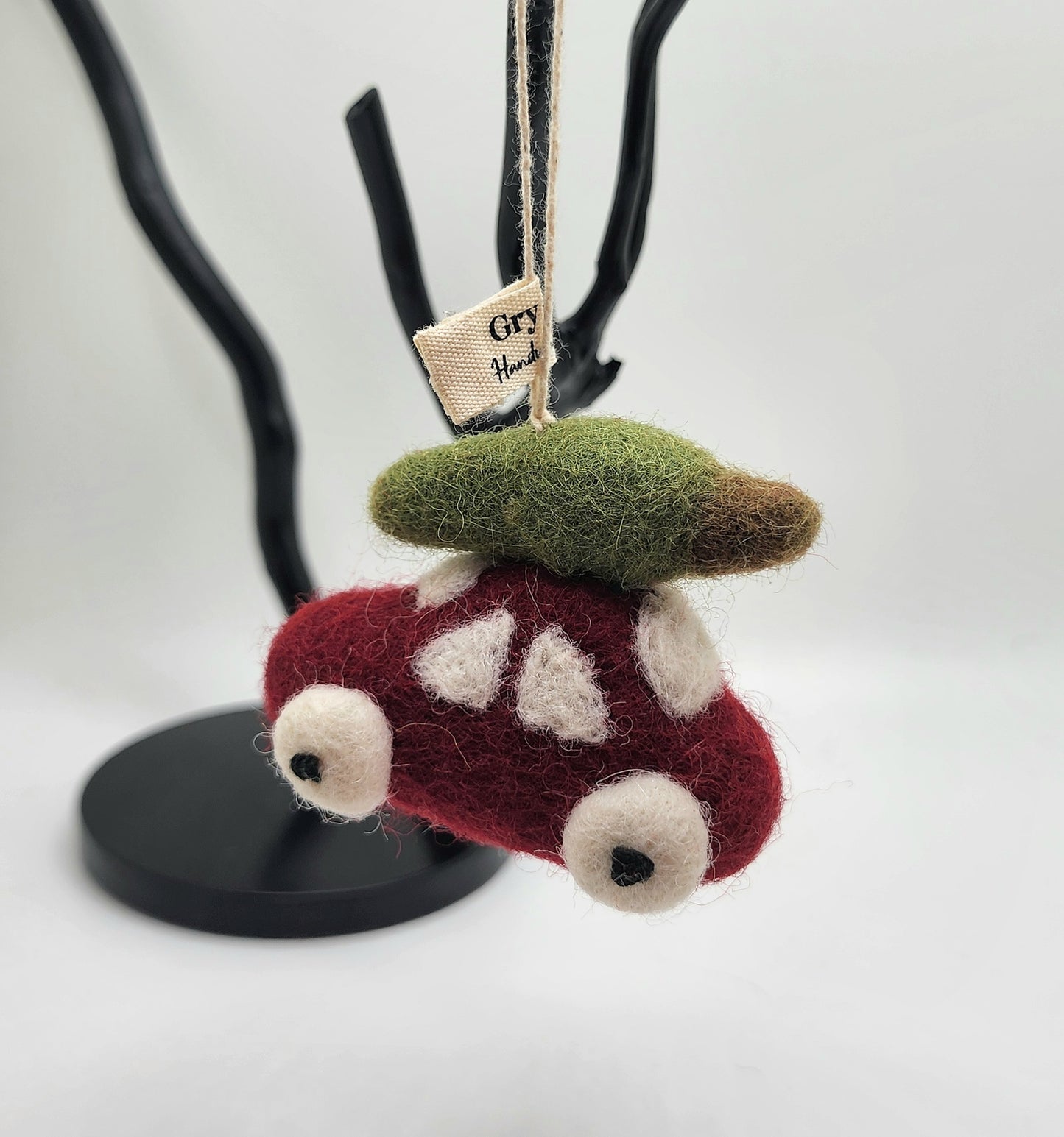 "Red Car with Tree" - Gry and Sif