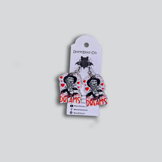"Man of Your Dreams" - Horror Icon Earrings