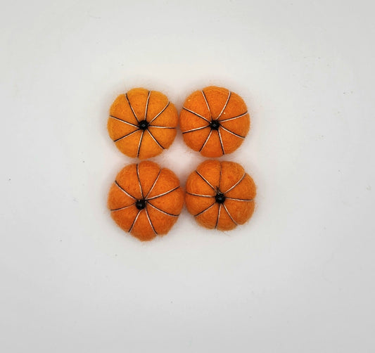 "Mini Orange Pumpkins - 4pk"