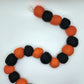 "Pumpkin Patch" - 6ft. Jumbo Felt Ball Garland
