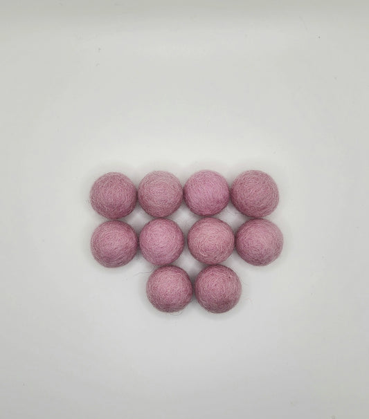 Cotton Candy - Wool Felt Balls